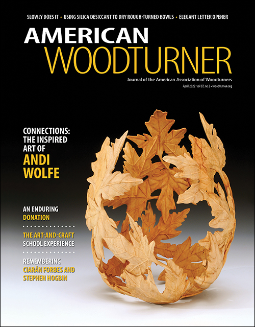American Woodturner 37 issue 2 - Replacement